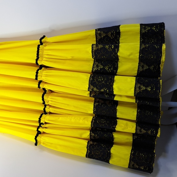 Vintage Desert Flower Orginals 70's Fiesta Dress Outfit Waist 35" Size M-L - Picture 3 of 15